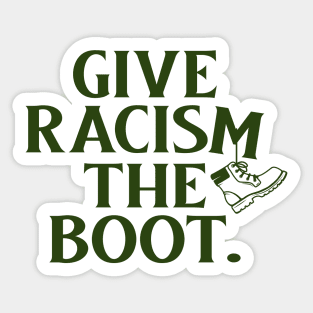 End Racism Sticker